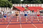 Inter girls 80 metres hurdles, English Schools Track and Field. Photo: David T. Hewitson/Sports for All Pics